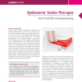 Optimierte Statin-Therapie durch SLC01B1-Genotypisierung